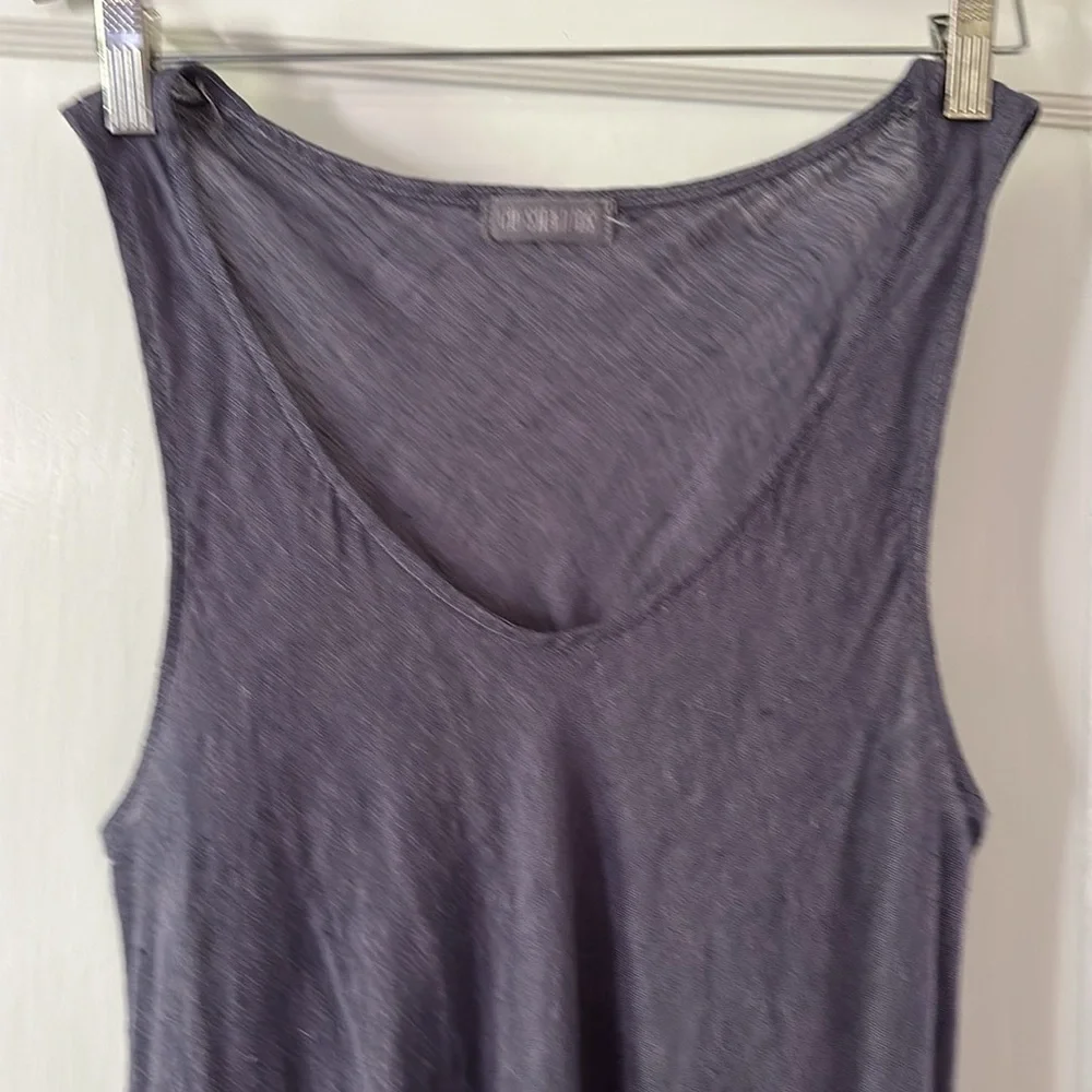 CP Shades linen Bree dress over dye chambray medium like new - Picture 4 of 8
